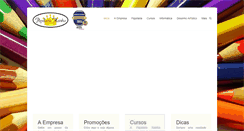 Desktop Screenshot of papelariarainha.com.br